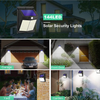 Solar Powered LED Wall Light