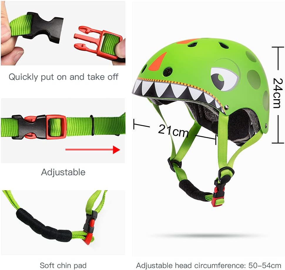 Kids Cartoon Helmet for Bike, Skateboard & Scooter (2-5 Years)