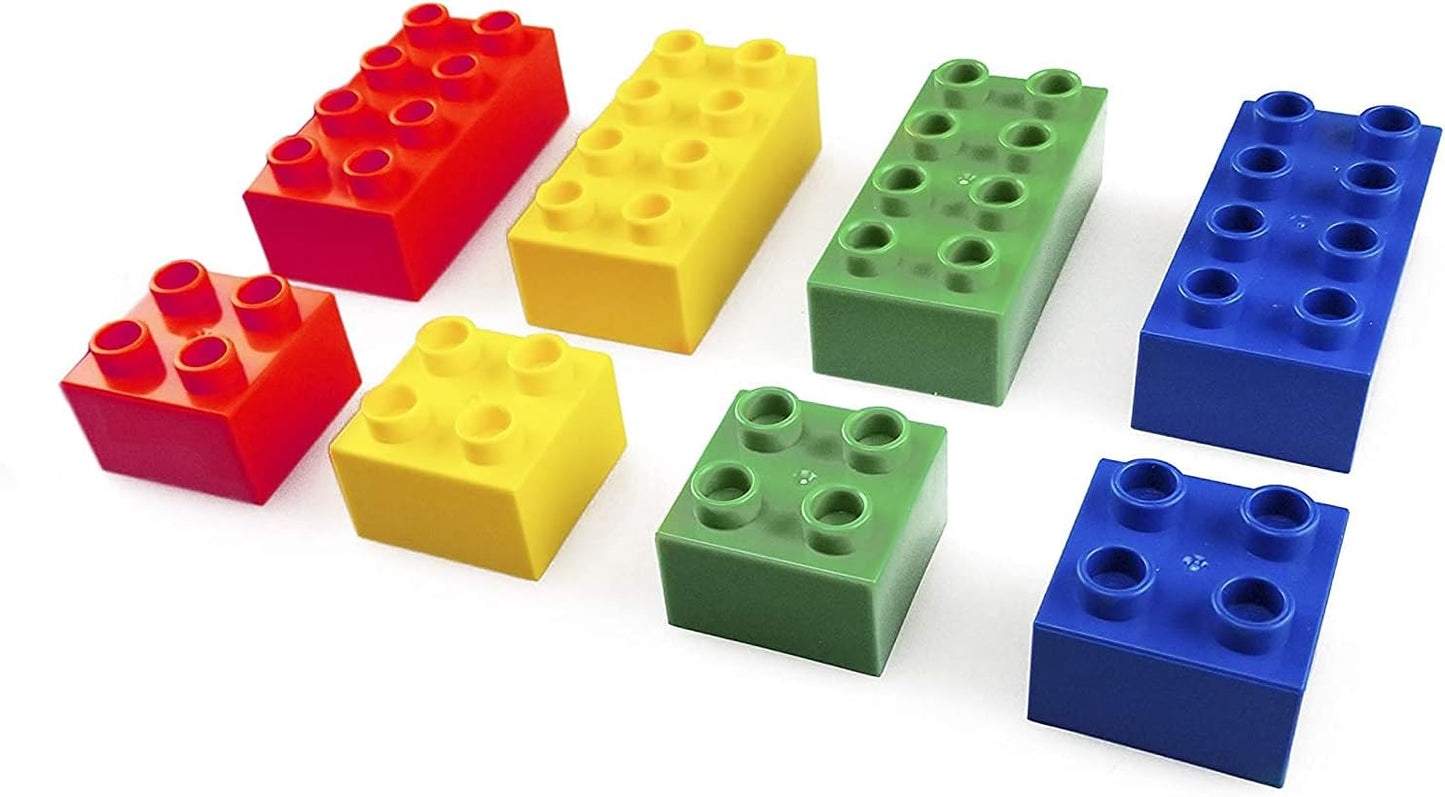 Large Building Block Set, 108 Pieces, Compatible with Major Brands, for Ages 3+