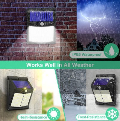 Solar Powered LED Wall Light