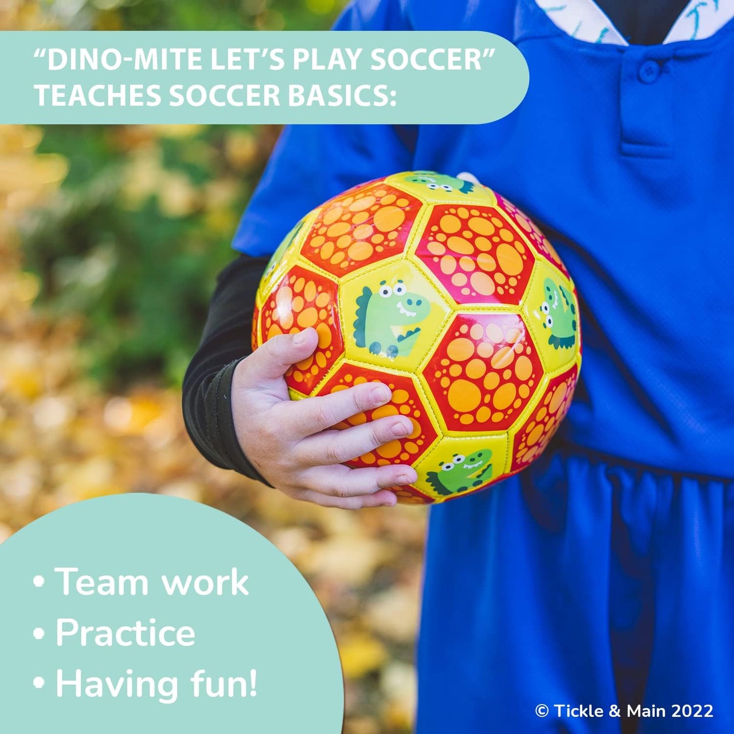 Dino-Mite Soccer Gift Set – Ball, Book & Backpack