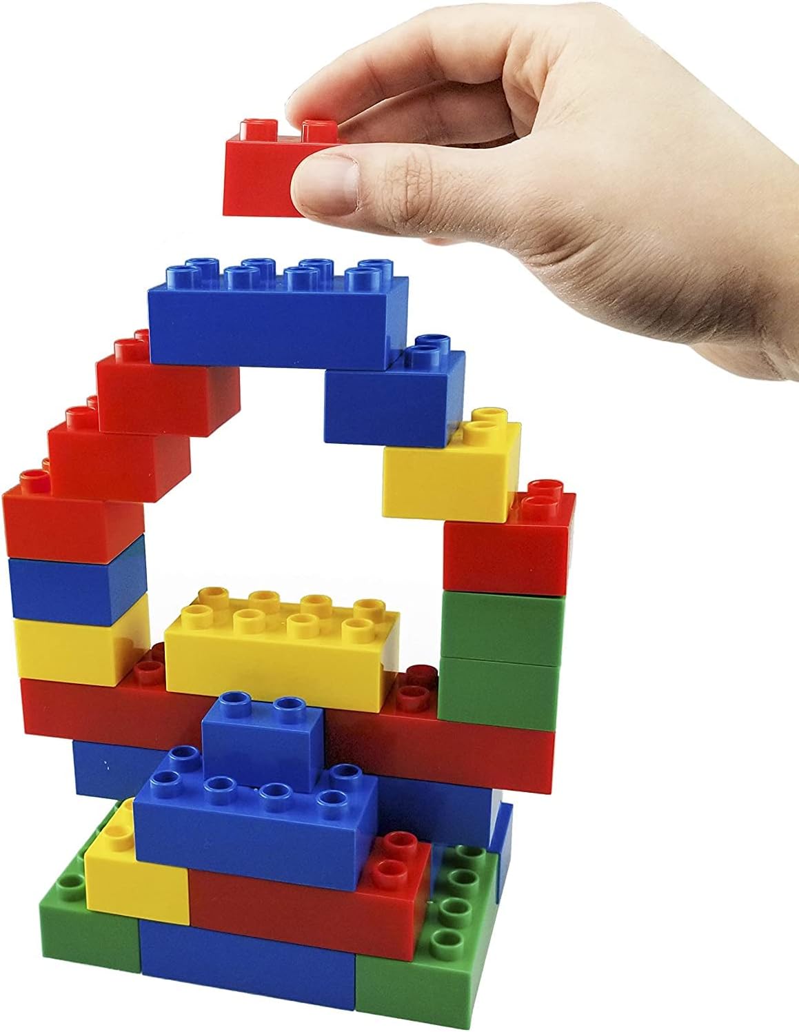 Large Building Block Set, 108 Pieces, Compatible with Major Brands, for Ages 3+