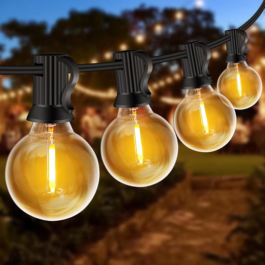 Seklin 20M Outdoor String Lights – 30+3 LED Shatterproof Waterproof Lights for Garden & Party