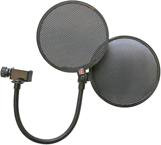 Electronics Dual Pro Pop filter – Professional Fabric and Metal Pop Shield