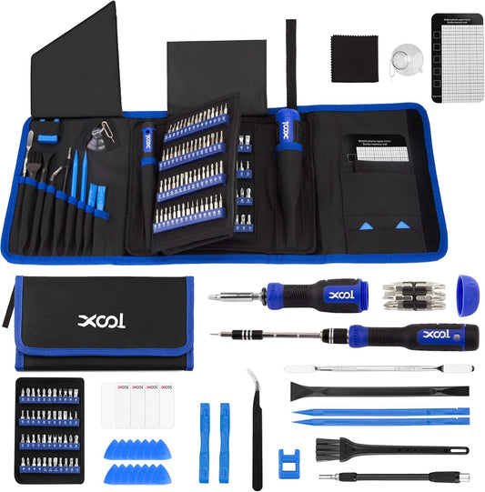 XOOL 200-Piece Precision Screwdriver Kit - Magnetic Screwdrivers for Electronic Repair, Compatible with PC, Laptop, iPhone, Tablet