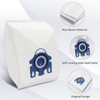 Morpilot Vacuum Cleaner Bags for Miele – Pack of 16