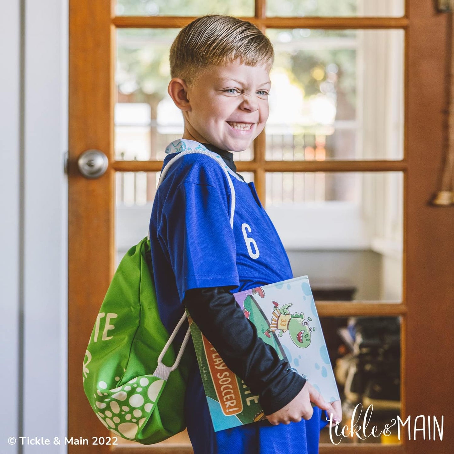 Dino-Mite Soccer Gift Set – Ball, Book & Backpack
